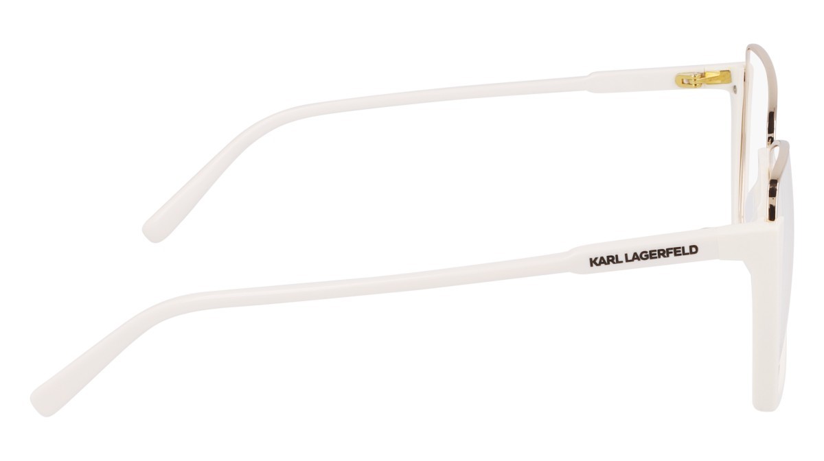 Occhiali da vista Karl Lagerfeld KL355 (105) colore white forma rettangolare 
