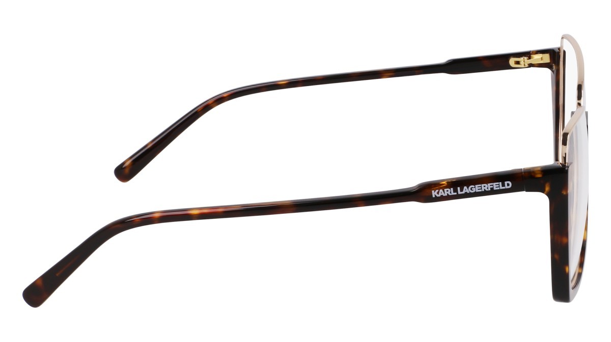 Occhiali da vista Karl Lagerfeld KL355 (242) colore dark tortoise forma rettangolare 