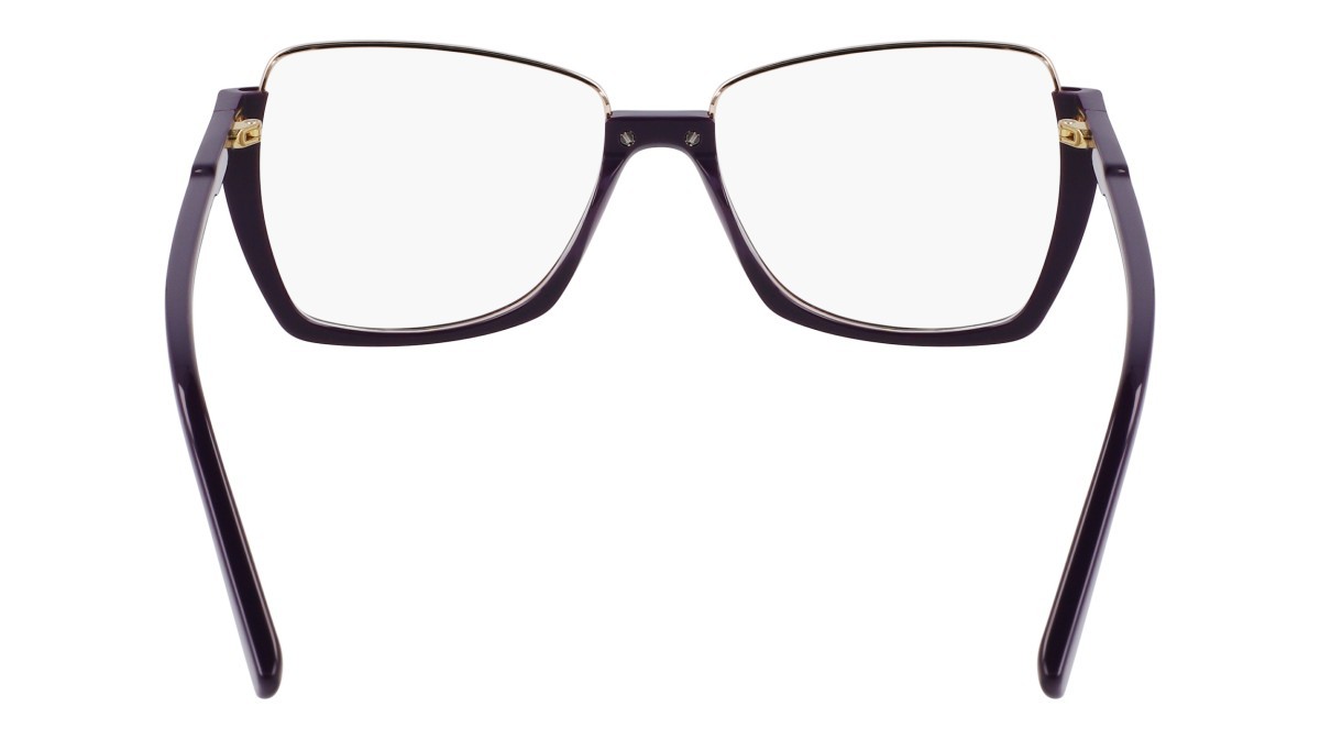 Occhiali da vista Karl Lagerfeld KL355 (500) colore purple forma rettangolare 