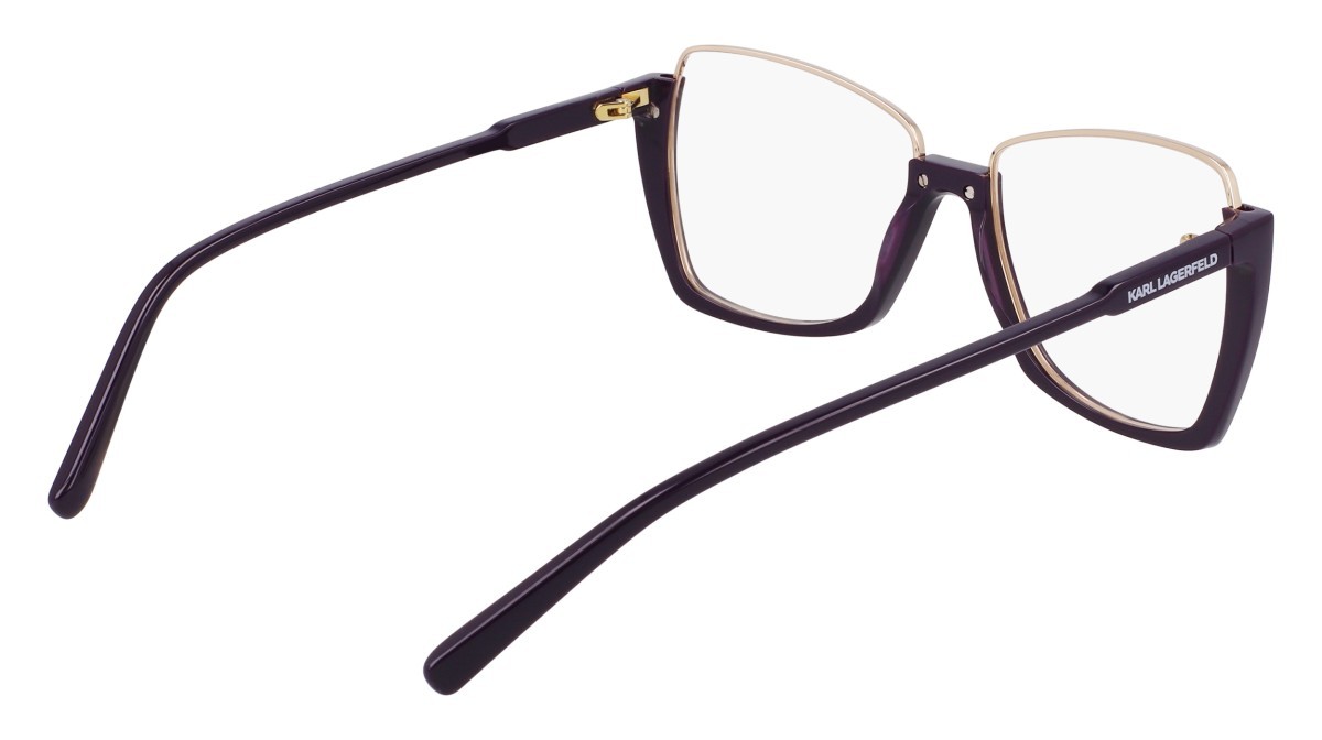 Occhiali da vista Karl Lagerfeld KL355 (500) colore purple forma rettangolare 