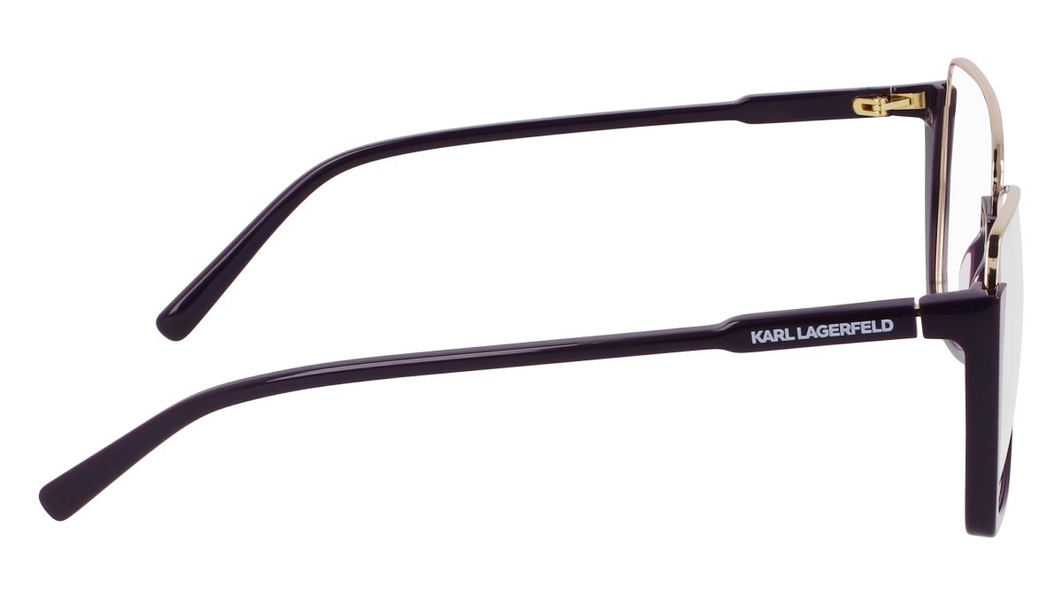 Occhiali da vista Karl Lagerfeld KL355 (500) colore purple forma rettangolare 