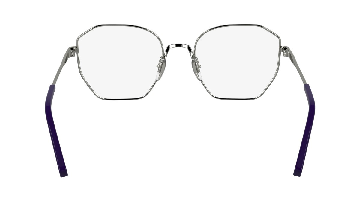 Occhiali da vista Karl Lagerfeld KL356 (532) colore violet/silver forma rettangolare lenti color 3