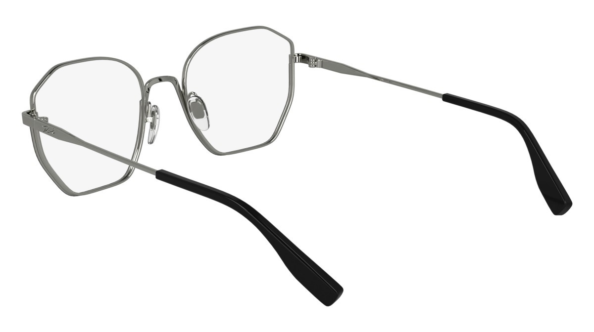 Occhiali da vista Karl Lagerfeld KL356 N (044) colore black/silver forma rettangolare 