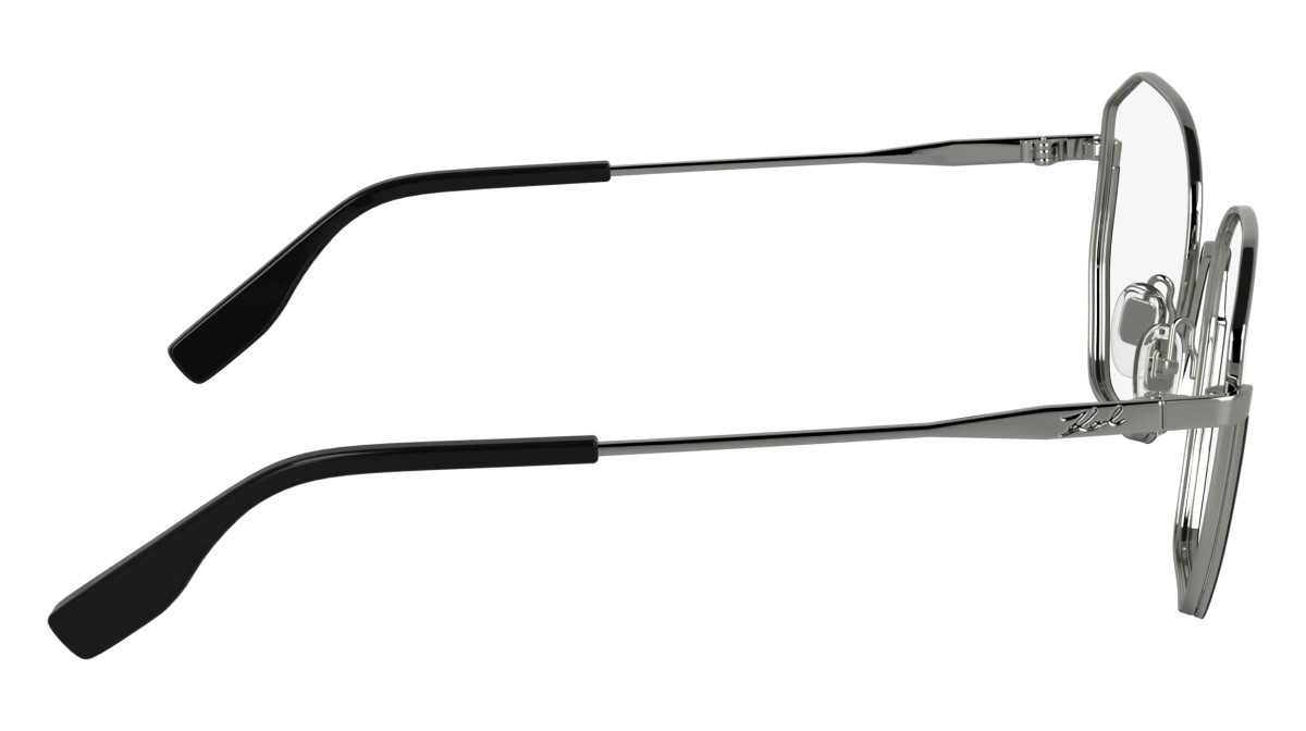 Occhiali da vista Karl Lagerfeld KL356 N (044) colore black/silver forma rettangolare 