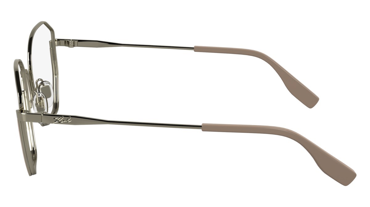 Eyeglasses Karl Lagerfeld KL356 N (264) color nude/light gold shape rectangle 