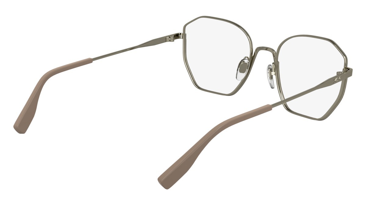 Eyeglasses Karl Lagerfeld KL356 N (264) color nude/light gold shape rectangle 