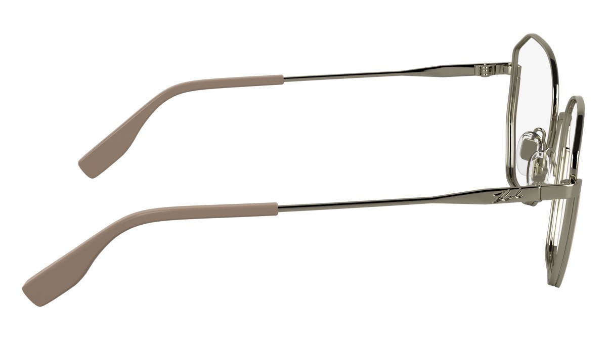 Eyeglasses Karl Lagerfeld KL356 N (264) color nude/light gold shape rectangle 