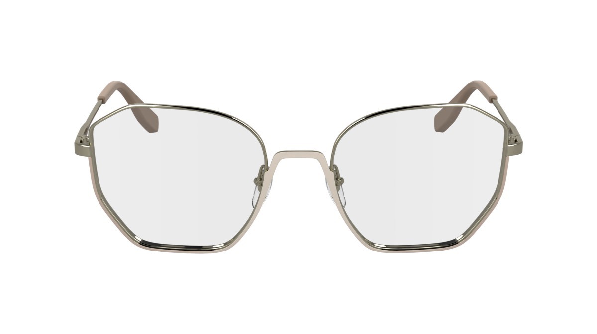 Eyeglasses Karl Lagerfeld KL356 N (264) color nude/light gold shape rectangle 