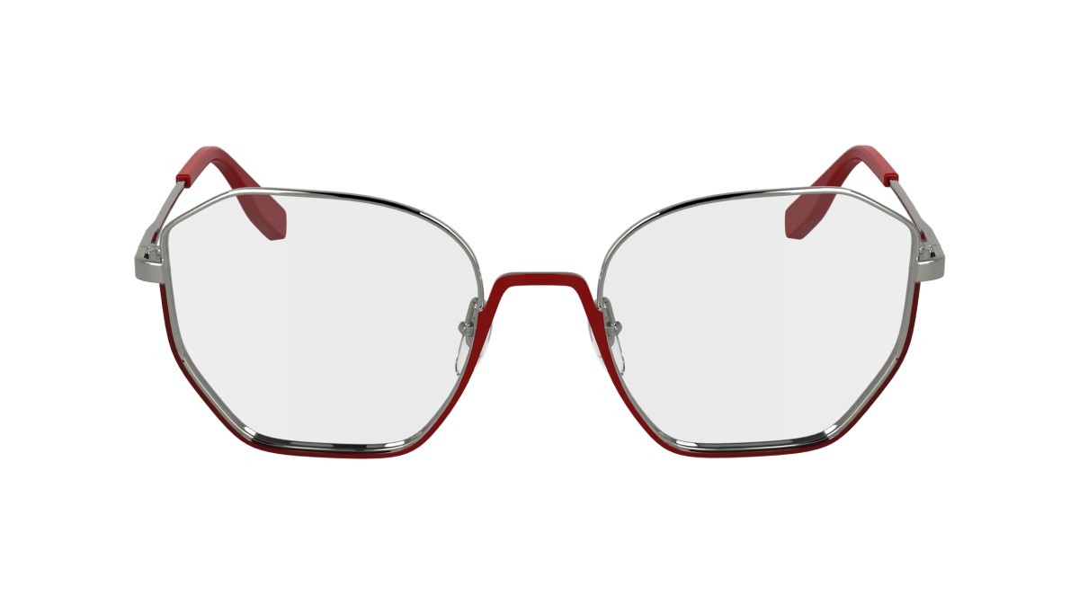 Eyeglasses Karl Lagerfeld KL356 N (638) color red/silver shape rectangle 