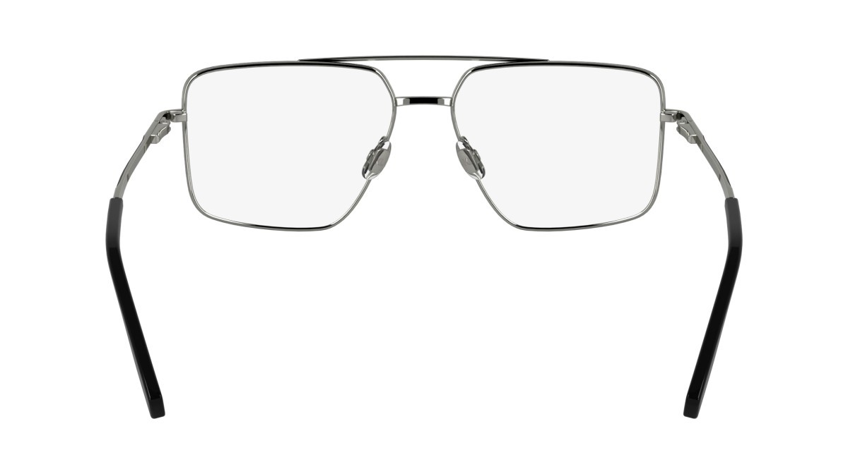 Occhiali da vista Karl Lagerfeld KL357 (041) colore silver forma aviator lenti color 2
