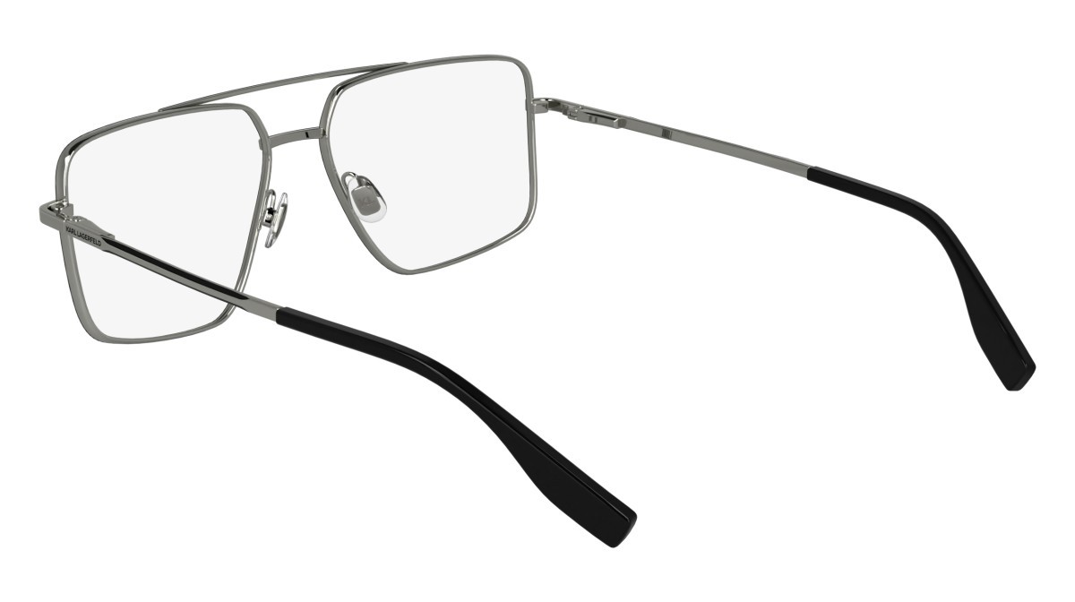 Occhiali da vista Karl Lagerfeld KL357 N (041) colore silver forma aviator 
