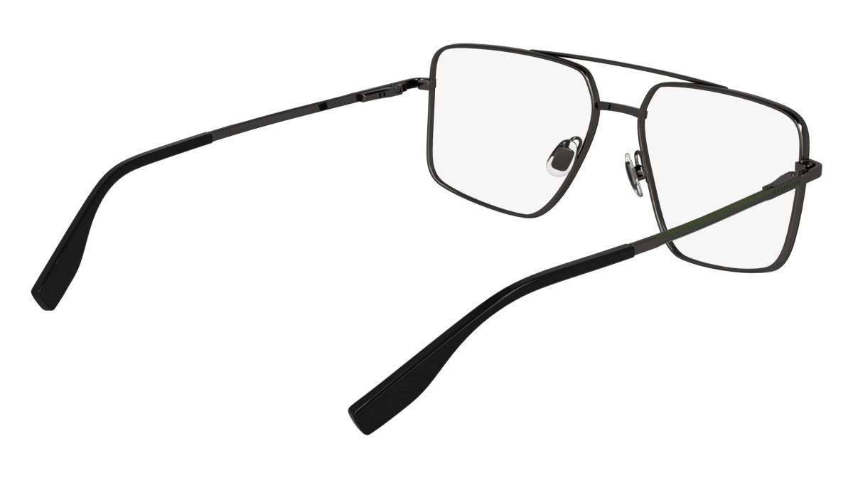 Occhiali da vista Karl Lagerfeld KL357 N (305) colore khaki/dark gun forma aviator 