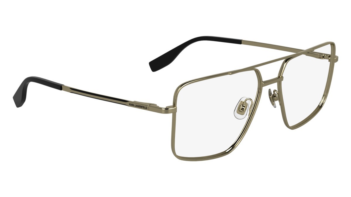 Brillen Karl Lagerfeld KL357 N (714) farbe gold form aviator 