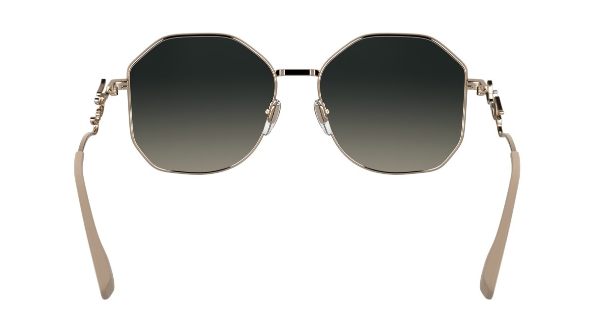 Occhiali da sole Karl Lagerfeld KL358S N (770) colore rose gold forma rettangolare 