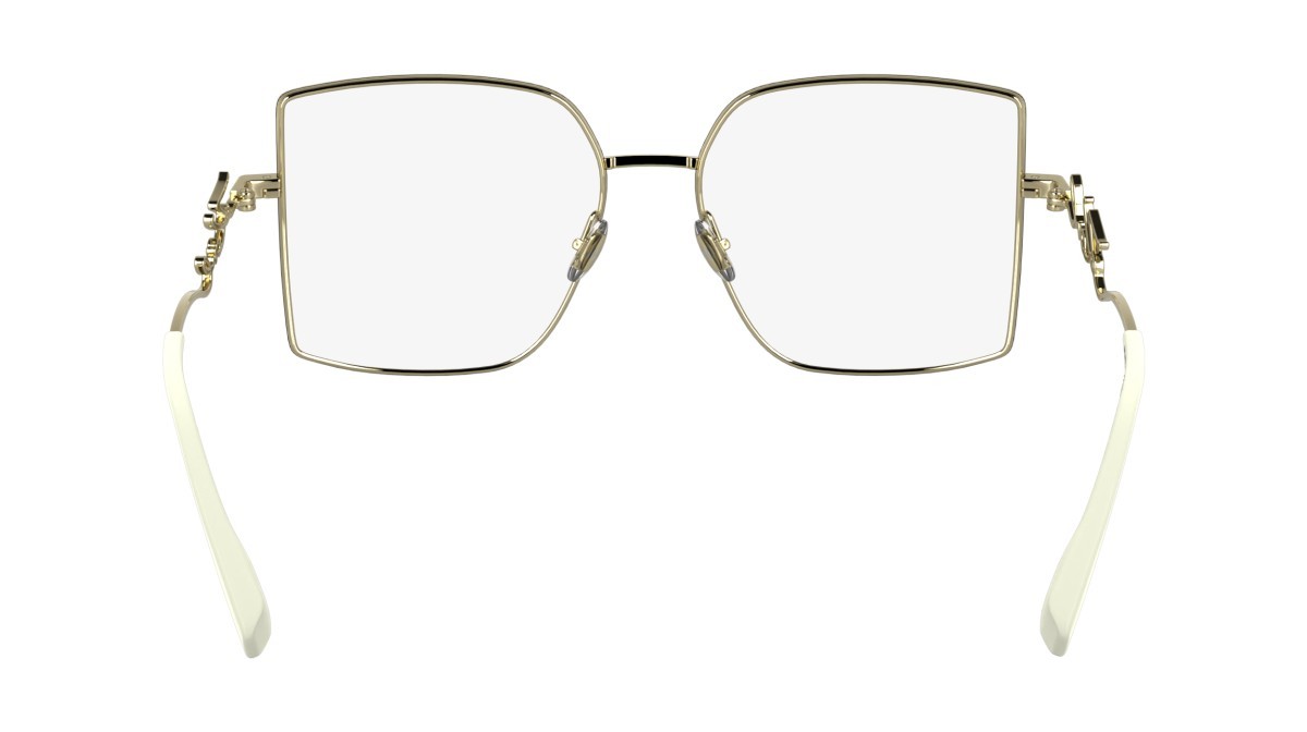 Occhiali da vista Karl Lagerfeld KL359 N (715) colore shiny gold forma rettangolare 