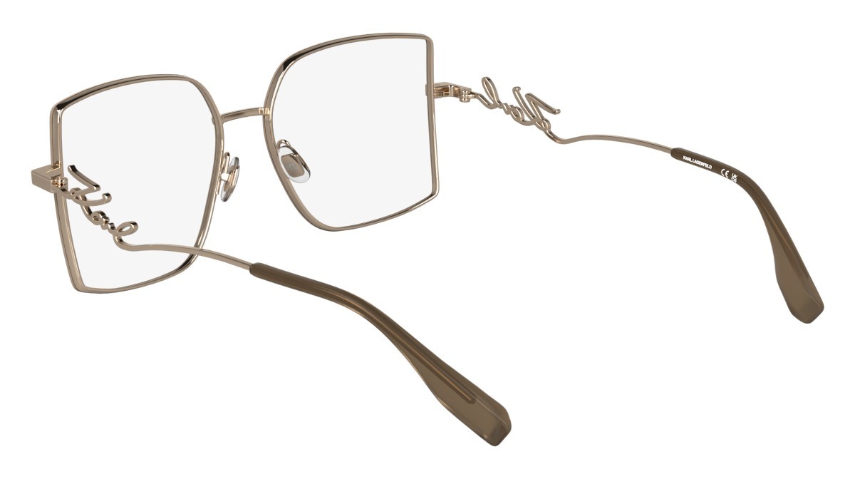 Occhiali da vista Karl Lagerfeld KL359 N (770) colore rose gold forma rettangolare 