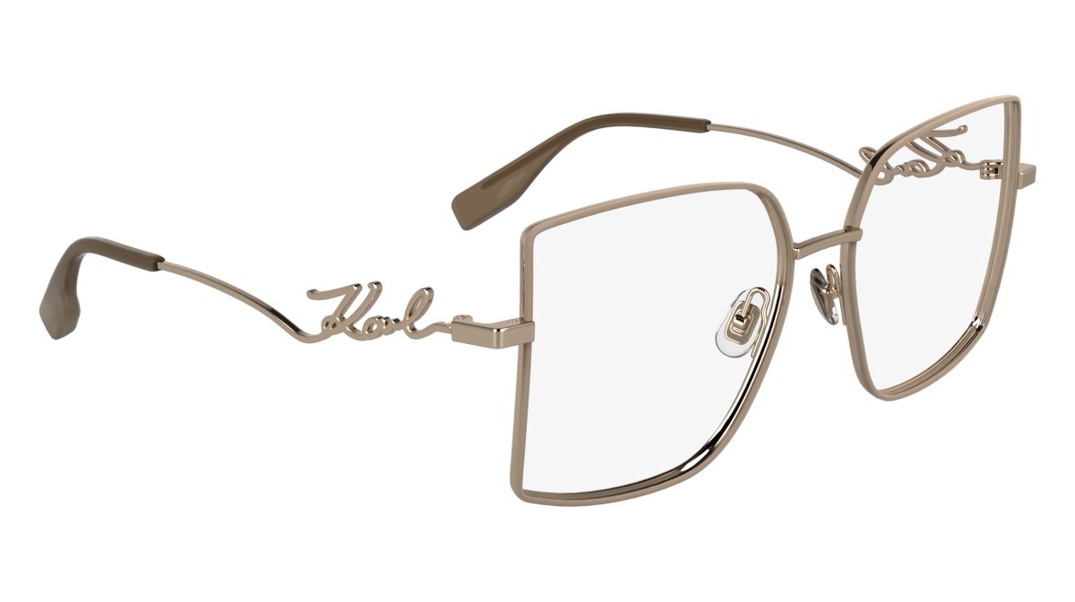 Occhiali da vista Karl Lagerfeld KL359 N (770) colore rose gold forma rettangolare 