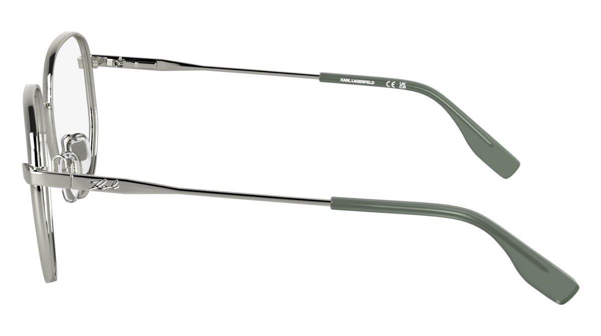 Occhiali da vista Karl Lagerfeld KL361 N (040) colore silver forma aviator 