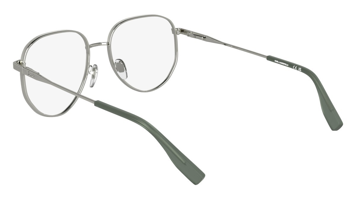 Occhiali da vista Karl Lagerfeld KL361 N (040) colore silver forma aviator 