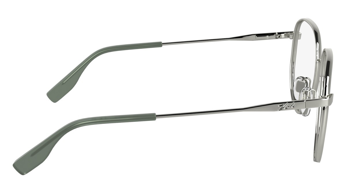 Occhiali da vista Karl Lagerfeld KL361 N (040) colore silver forma aviator 