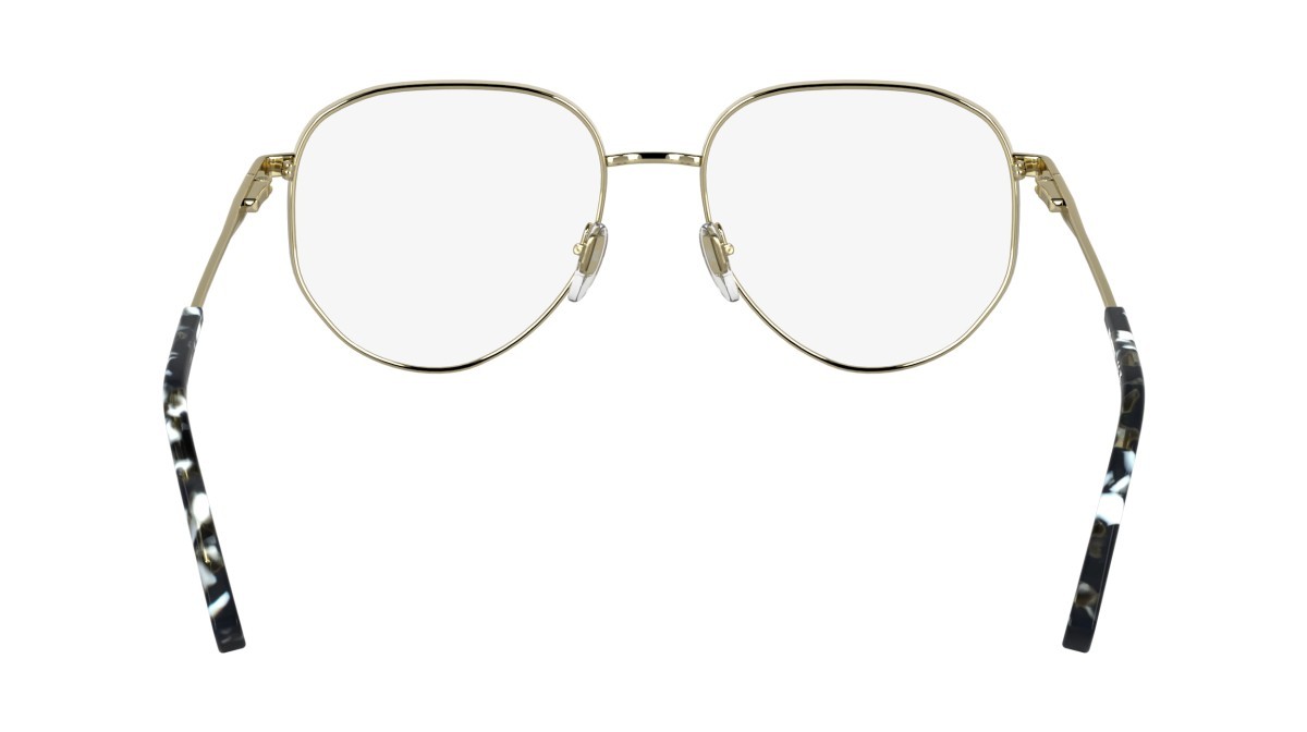Occhiali da vista Karl Lagerfeld KL361 N (714) colore gold shiny forma aviator 