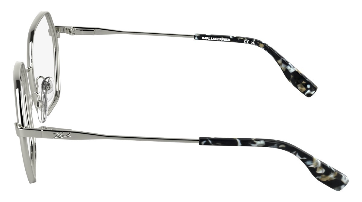 Eyeglasses Karl Lagerfeld KL363 (040) color silver shape rectangle 