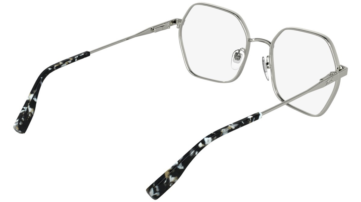 Eyeglasses Karl Lagerfeld KL363 (040) color silver shape rectangle 