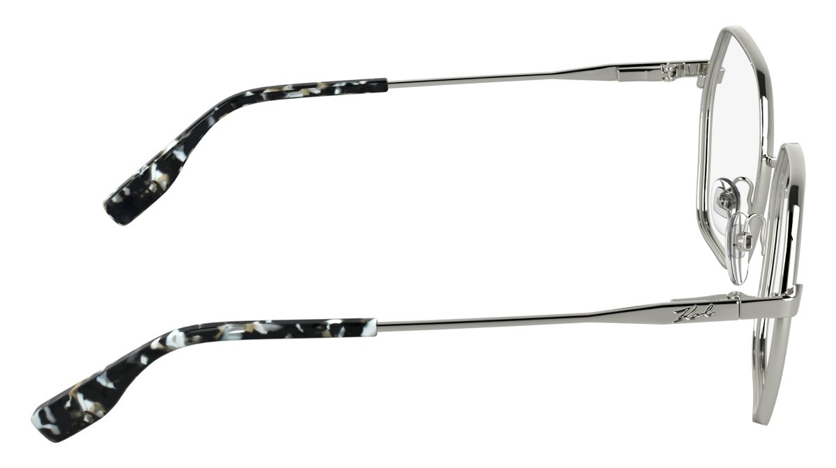 Eyeglasses Karl Lagerfeld KL363 (040) color silver shape rectangle 