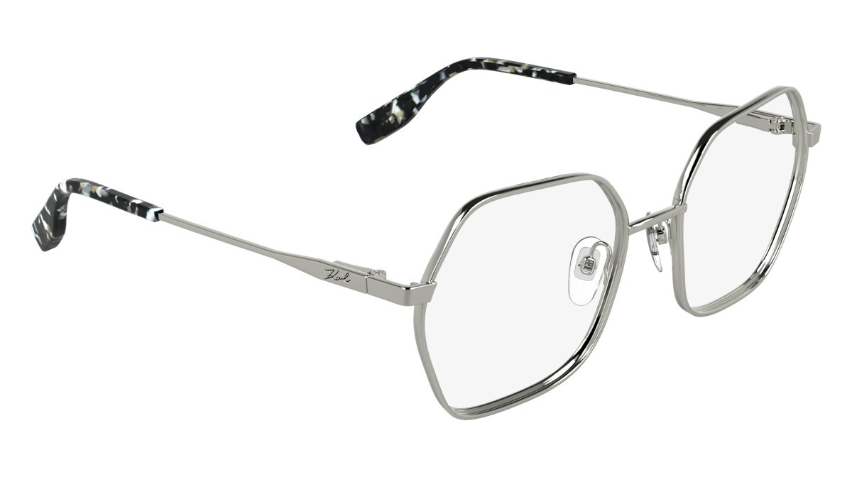 Eyeglasses Karl Lagerfeld KL363 (040) color silver shape rectangle 