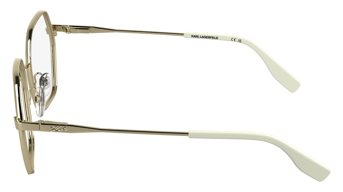 Occhiali da vista Karl Lagerfeld KL363 (715) colore gold forma rettangolare 