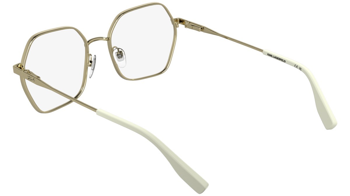 Occhiali da vista Karl Lagerfeld KL363 (715) colore gold forma rettangolare 