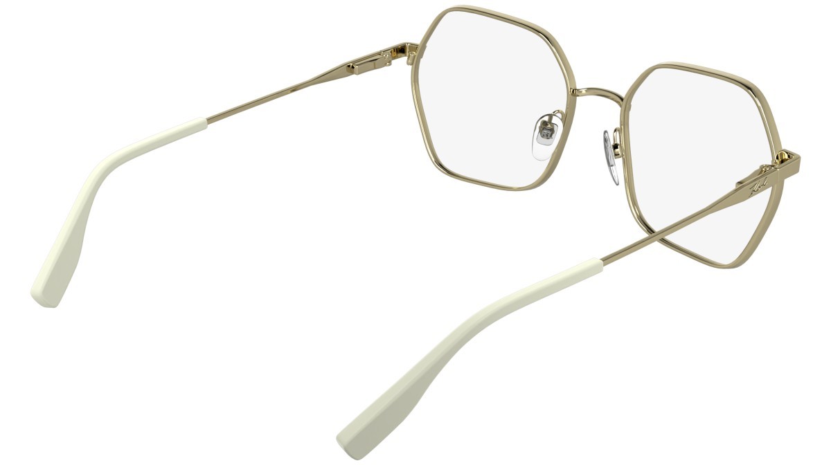 Occhiali da vista Karl Lagerfeld KL363 (715) colore gold forma rettangolare 