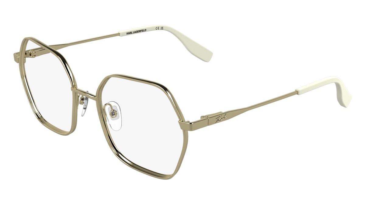 Occhiali da vista Karl Lagerfeld KL363 (715) colore gold forma rettangolare 