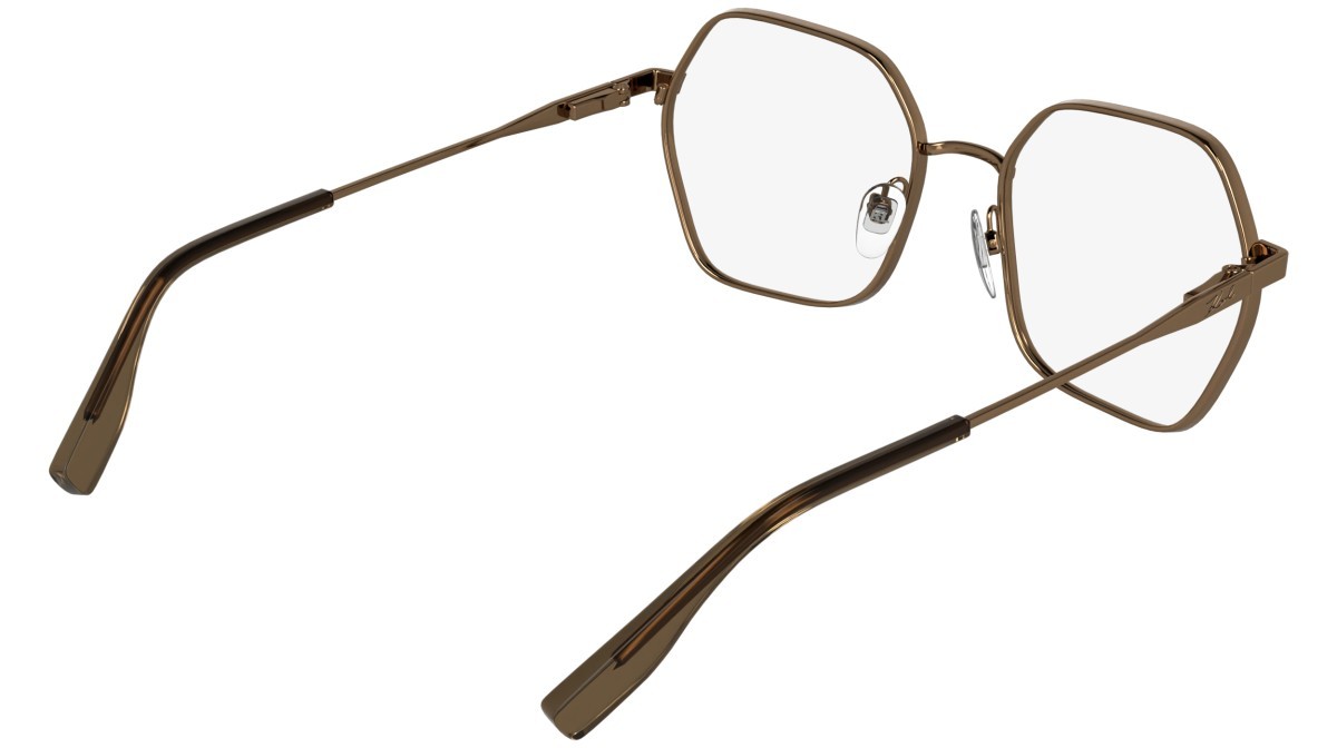 Occhiali da vista Karl Lagerfeld KL363 (717) colore amber gold forma rettangolare 