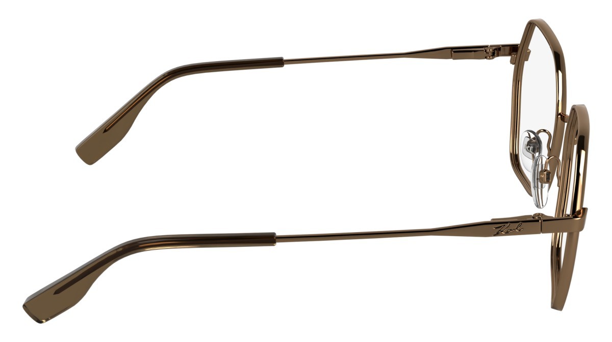 Occhiali da vista Karl Lagerfeld KL363 (717) colore amber gold forma rettangolare 
