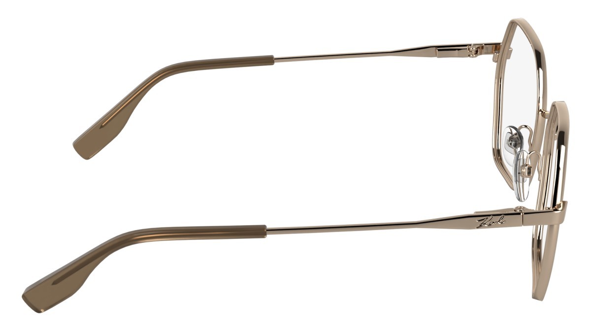Occhiali da vista Karl Lagerfeld KL363 (770) colore rose gold forma rettangolare 