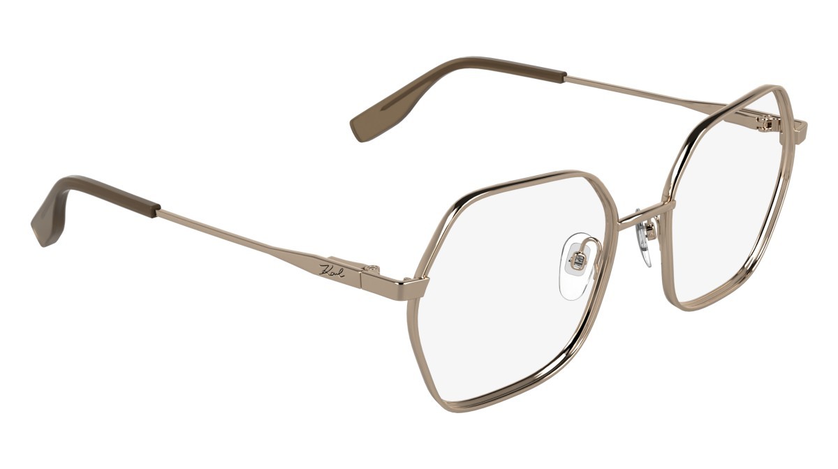Occhiali da vista Karl Lagerfeld KL363 (770) colore rose gold forma rettangolare 