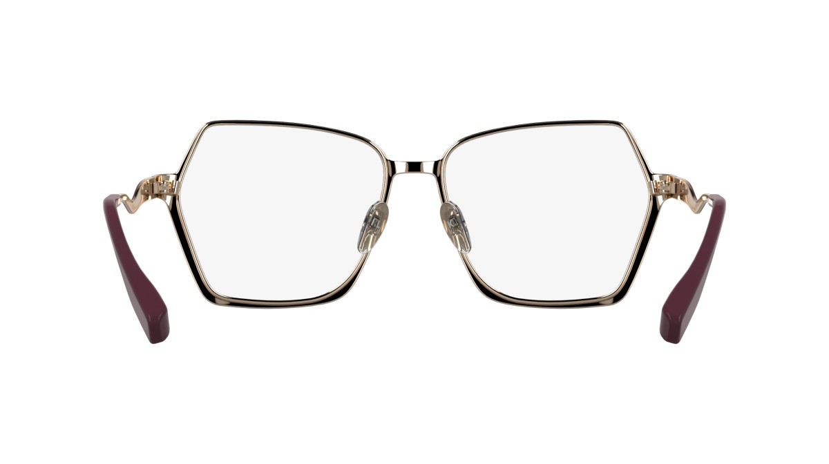 Occhiali da vista Karl Lagerfeld KL368 (605) colore wine/rose gold forma rettangolare 