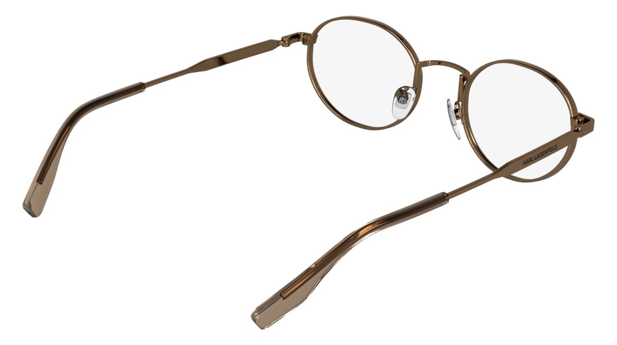 Occhiali da vista Karl Lagerfeld KL369 (724) colore amber gold/brown forma ovale 
