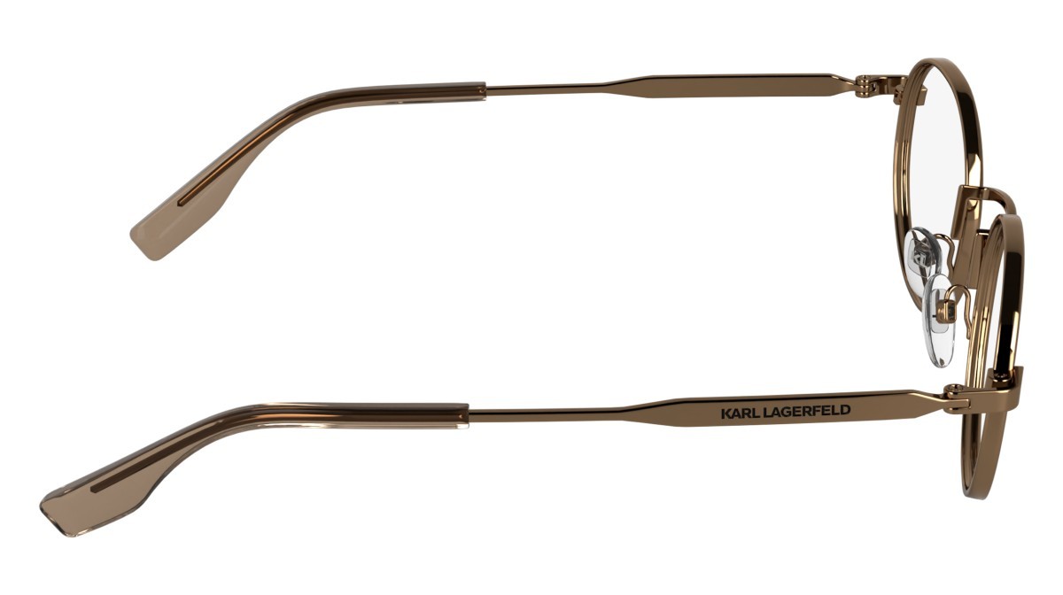 Occhiali da vista Karl Lagerfeld KL369 (724) colore amber gold/brown forma ovale 