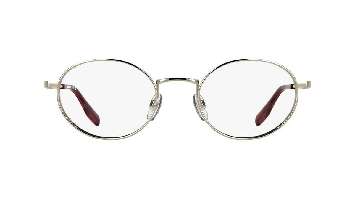 Occhiali da vista Karl Lagerfeld KL369 (727) colore light gold/burgundy forma ovale 