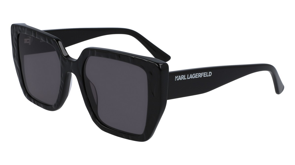 Occhiali da sole Karl Lagerfeld KL6036S N (007) colore black w/pattern forma rettangolare 