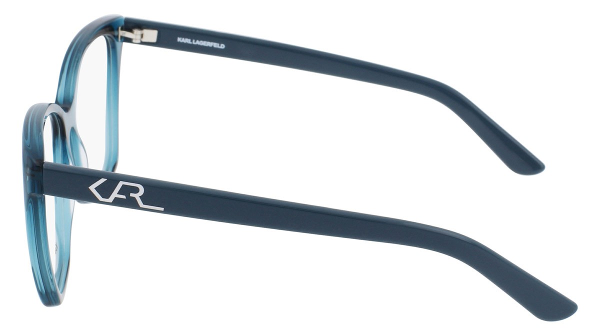 Occhiali da vista Karl Lagerfeld KL6050 (425) colore petrol forma rettangolare 