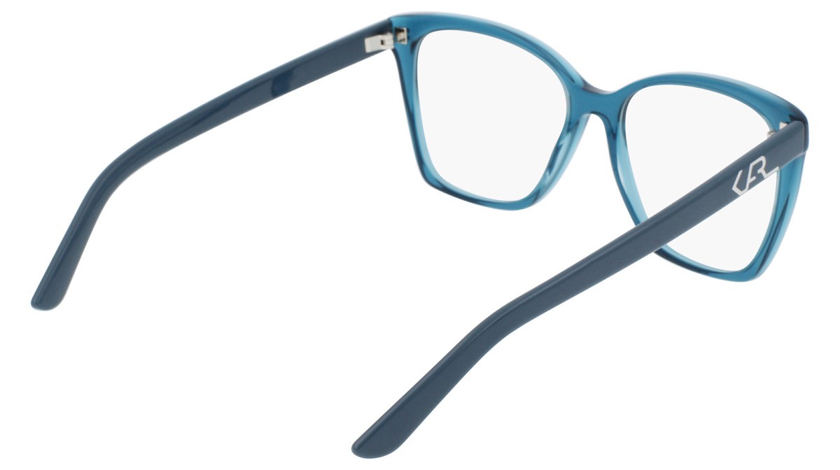 Occhiali da vista Karl Lagerfeld KL6050 (425) colore petrol forma rettangolare 