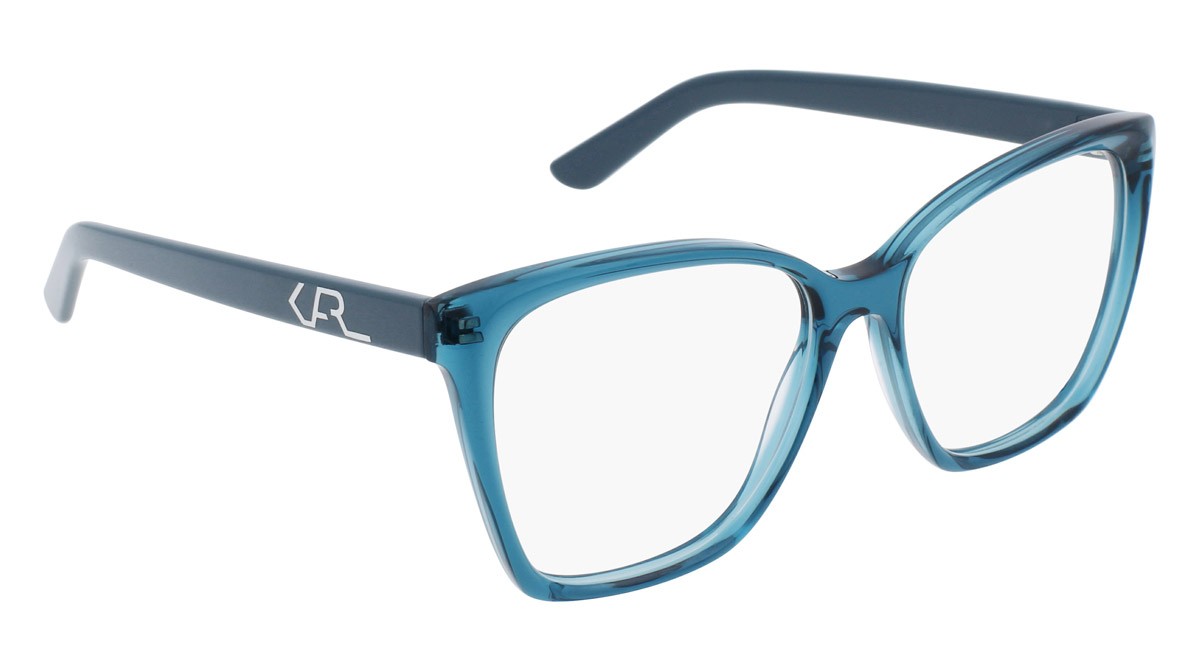 Occhiali da vista Karl Lagerfeld KL6050 (425) colore petrol forma rettangolare 