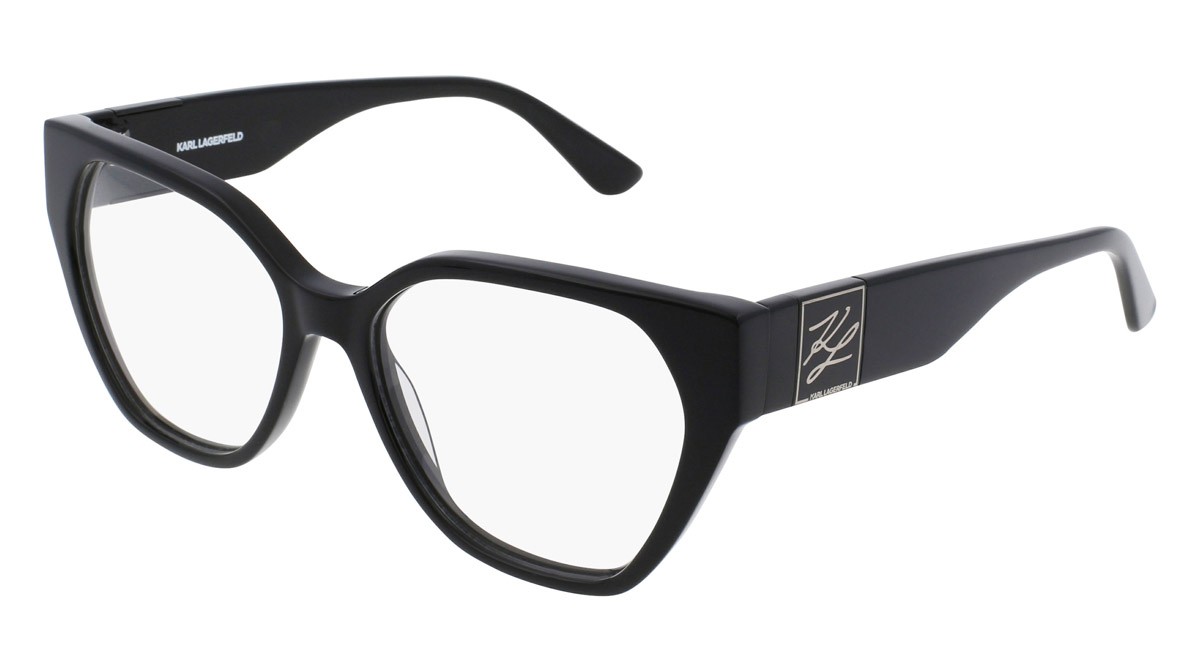 Eyeglasses Karl Lagerfeld KL6053 (001) color black shape rectangle 