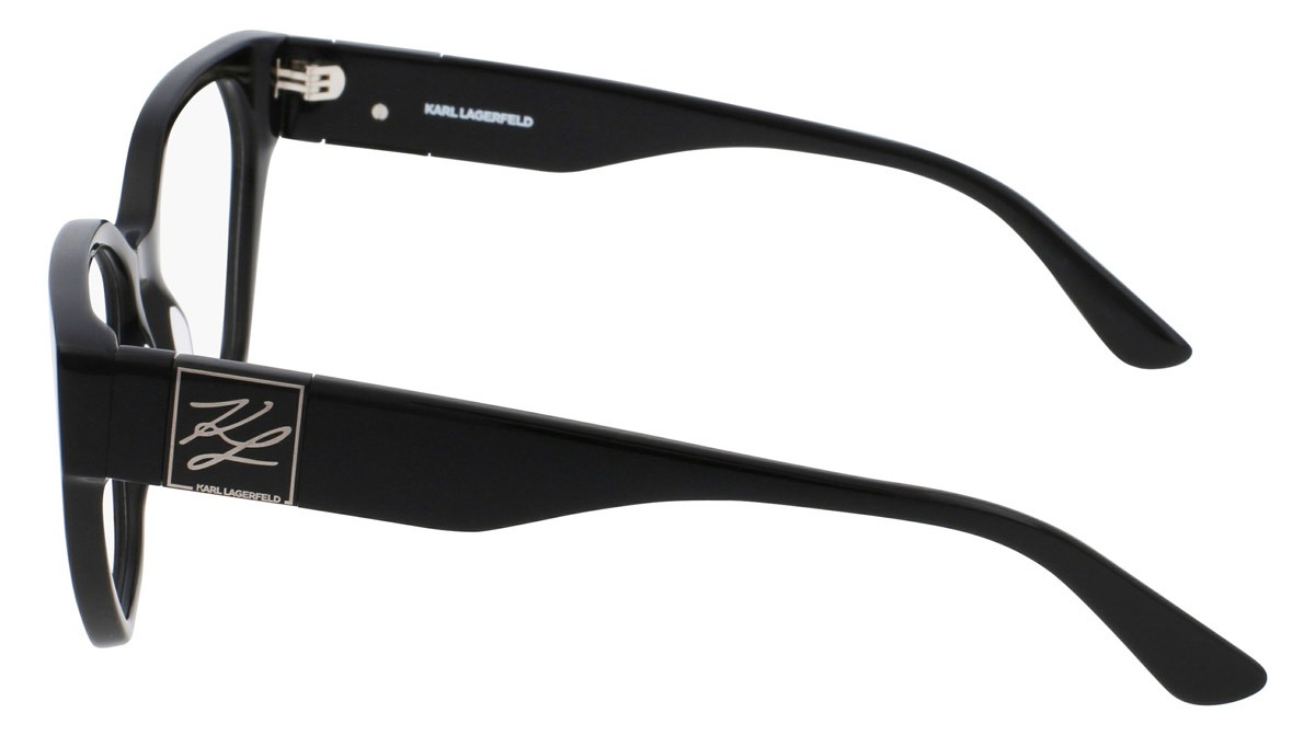 Eyeglasses Karl Lagerfeld KL6053 (001) color black shape rectangle 