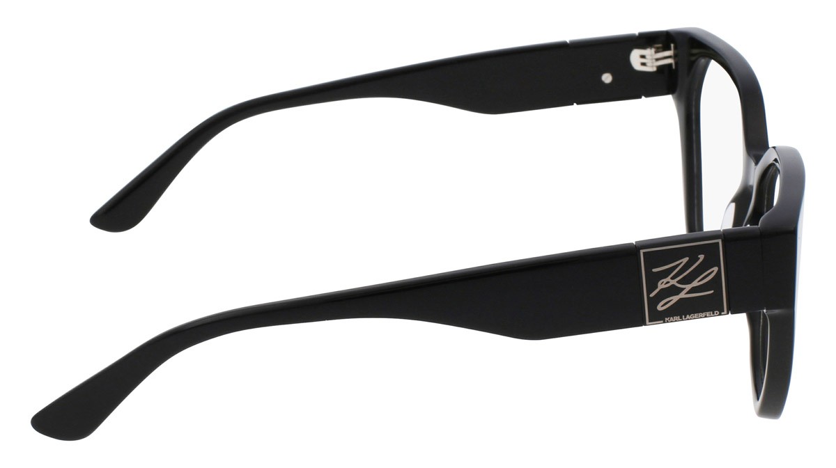 Eyeglasses Karl Lagerfeld KL6053 (001) color black shape rectangle 