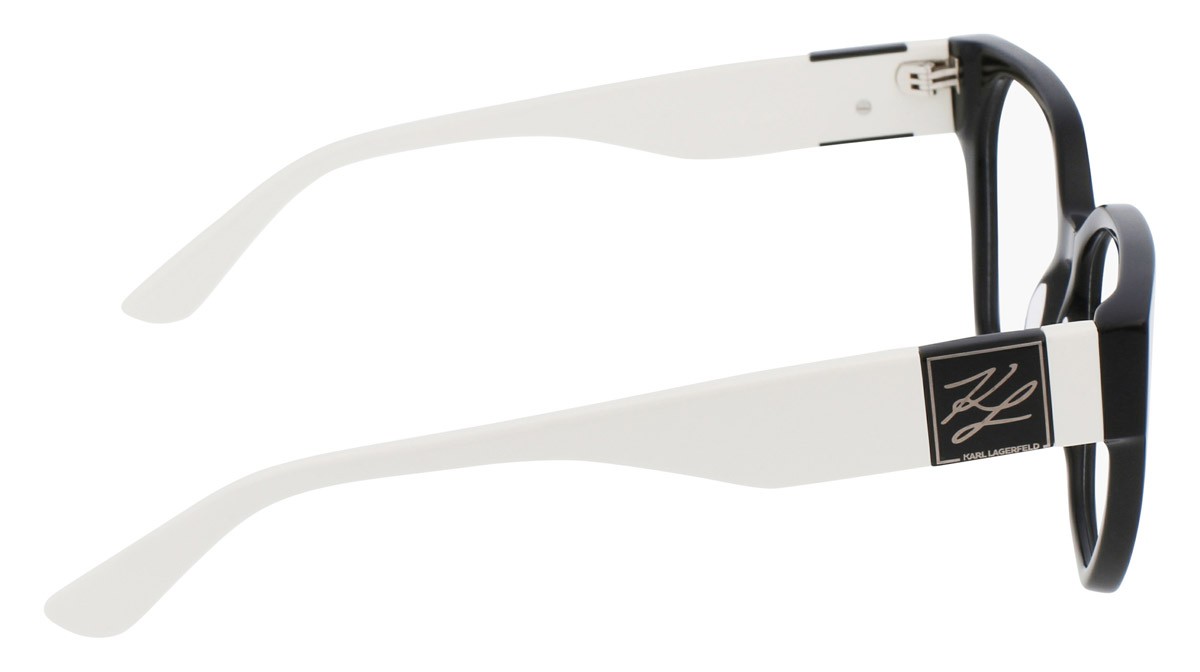 Occhiali da vista Karl Lagerfeld KL6053 (004) colore black/white forma rettangolare 