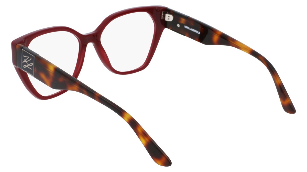 Occhiali da vista Karl Lagerfeld KL6053 (604) colore burgundy forma rettangolare 